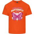 6 Year Old Birthday Butterfly 6th Kids T-Shirt Childrens Orange