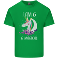 6 Year Old Birthday Magical Unicorn 6th Kids T-Shirt Childrens Irish Green