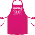 70th Birthday 70 Year Old This Is What Cotton Apron 100% Organic Pink