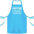 70th Birthday 70 Year Old This Is What Cotton Apron 100% Organic Turquoise