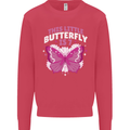 7 Year Old Birthday Butterfly 7th Kids Sweatshirt Jumper Heliconia