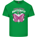 7 Year Old Birthday Butterfly 7th Kids T-Shirt Childrens Irish Green