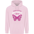 8 Year Old Birthday Butterfly 8th Childrens Kids Hoodie Light Pink