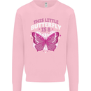 8 Year Old Birthday Butterfly 8th Kids Sweatshirt Jumper Light Pink