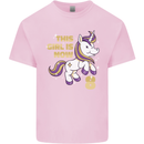8 Year Old Birthday Girl Magical Unicorn 8th Kids T-Shirt Childrens Light Pink