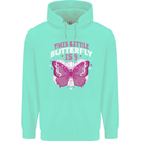 9 Year Old Birthday Butterfly 9th Childrens Kids Hoodie Peppermint