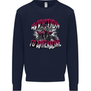 ATV Quad Biking Adrenaline Biker Off Road Mens Sweatshirt Jumper Navy Blue