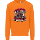 ATV Quad Biking Adrenaline Biker Off Road Mens Sweatshirt Jumper Orange