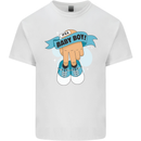 A Baby Boy Gender Reveal Christening Pregnancy Kids T-Shirt Childrens White