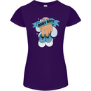 A Baby Boy Gender Reveal Christening Pregnancy Womens Petite Cut T-Shirt Purple