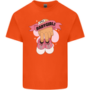 A Baby Girl Gender Reveal Christening Pregnancy Kids T-Shirt Childrens Orange