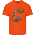 A Baseball Player Kids T-Shirt Childrens Orange