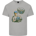 A Baseball Player Kids T-Shirt Childrens Sports Grey