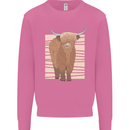 A Chilled Highland Cow Mens Sweatshirt Jumper Azalea