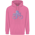 A Cycling Octopus Funny Cyclist Bicycle Childrens Kids Hoodie Azalea