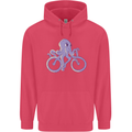 A Cycling Octopus Funny Cyclist Bicycle Childrens Kids Hoodie Heliconia