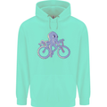 A Cycling Octopus Funny Cyclist Bicycle Childrens Kids Hoodie Peppermint