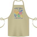 A Day Without Video Games Cotton Apron 100% Organic Khaki