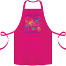 A Day Without Video Games Cotton Apron 100% Organic Pink