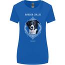 A Decorative Border Collie Womens Wider Cut T-Shirt Royal Blue