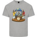 A Dog Jazz Band Music Drums Trumpet Kids T-Shirt Childrens Sports Grey