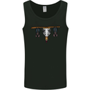 A Funny Chicken With Bats Mens Vest Tank Top Black