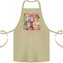 A Girl Who Loves Elves Christmas Anime Xmas Cotton Apron 100% Organic Khaki