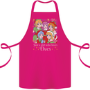 A Girl Who Loves Elves Christmas Anime Xmas Cotton Apron 100% Organic Pink