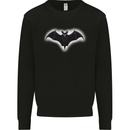 A Glowing Bat Vampires Halloween Kids Sweatshirt Jumper Black