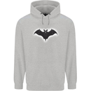 A Glowing Bat Vampires Halloween Mens 80% Cotton Hoodie Sports Grey