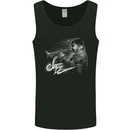 A Jazz Player Playing the Trumpet Mens Vest Tank Top Black