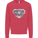 A Koala Bear Head Kids Sweatshirt Jumper Heliconia