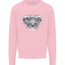A Koala Bear Head Kids Sweatshirt Jumper Light Pink