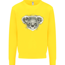 A Koala Bear Head Kids Sweatshirt Jumper Yellow