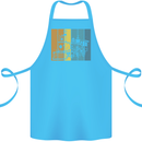 A Locomotive Trainspotter Trains Trainspotting Cotton Apron 100% Organic Turquoise