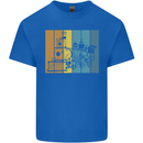 A Locomotive Trainspotter Trains Trainspotting Kids T-Shirt Childrens Royal Blue