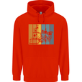 A Locomotive Trainspotter Trains Trainspotting Mens 80% Cotton Hoodie Bright Red
