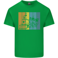 A Locomotive Trainspotter Trains Trainspotting Mens Cotton T-Shirt Tee Top Irish Green