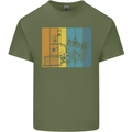 A Locomotive Trainspotter Trains Trainspotting Mens Cotton T-Shirt Tee Top Military Green