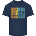 A Locomotive Trainspotter Trains Trainspotting Mens Cotton T-Shirt Tee Top Navy Blue