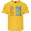 A Locomotive Trainspotter Trains Trainspotting Mens Cotton T-Shirt Tee Top Yellow