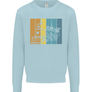 A Locomotive Trainspotter Trains Trainspotting Mens Sweatshirt Jumper Light Blue