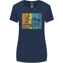 A Locomotive Trainspotter Trains Trainspotting Womens Wider Cut T-Shirt Navy Blue