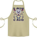 A Mean O Acid Funny Angry Biology Cotton Apron 100% Organic Khaki