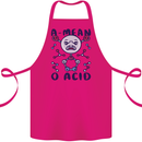 A Mean O Acid Funny Angry Biology Cotton Apron 100% Organic Pink