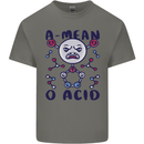 A Mean O Acid Funny Angry Biology Kids T-Shirt Childrens Charcoal
