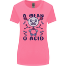 A Mean O Acid Funny Angry Biology Womens Wider Cut T-Shirt Azalea