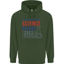 A Moment of Science Please Funny Chemistry Childrens Kids Hoodie Forest Green