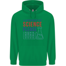 A Moment of Science Please Funny Chemistry Childrens Kids Hoodie Irish Green