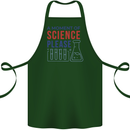 A Moment of Science Please Funny Chemistry Cotton Apron 100% Organic Forest Green